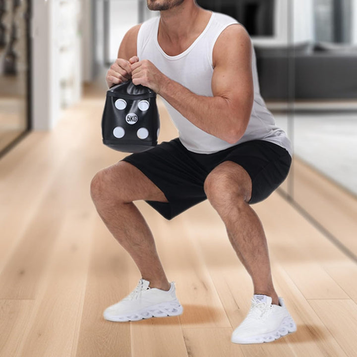 Verstellbares Reise-Kettlebell-Set, 5 kg, wassergefüllte Kettlebell für Kraft- und Rumpftraining, tr