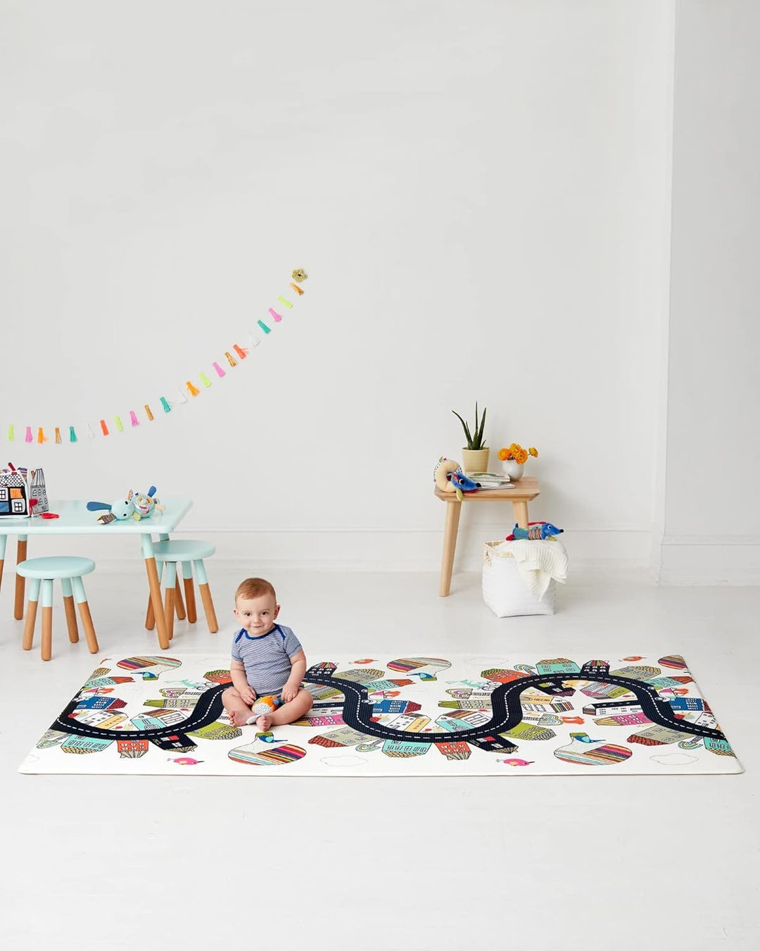 Skip Hop 243102 Reversible Village Playmats, mehrfarbig, Reversible Village Playmats