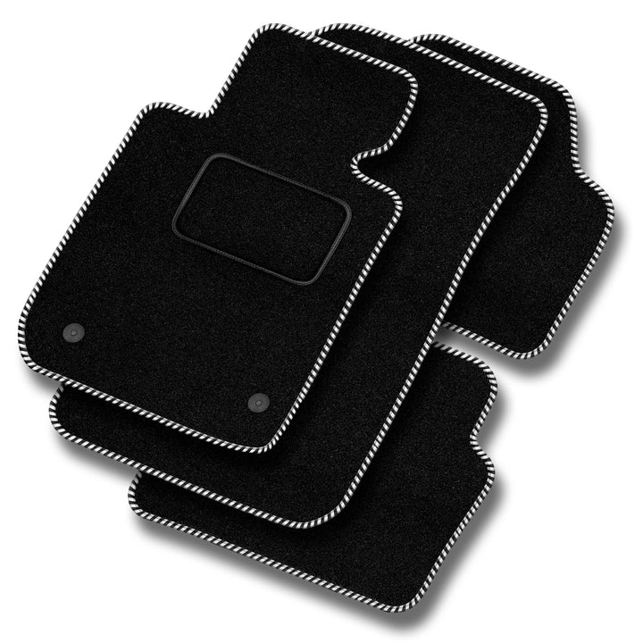 M MOTOS Velours Standard fussmatten Auto kompatibel mit Opel Corsa C 2000-2006 - Standard, Gewebt, W