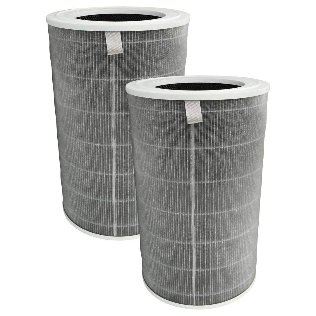 vhbw 2x Aktivkohlefilter kompatibel mit Xiaomi Smart Air Purifier 4 Pro Luftreiniger - H12 Luftfilte
