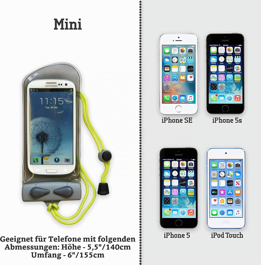 Aquapac wasserdichte Tasche für Elektronische Gerätegrau-Transparentgrau Elektronic Case/Whanganui,