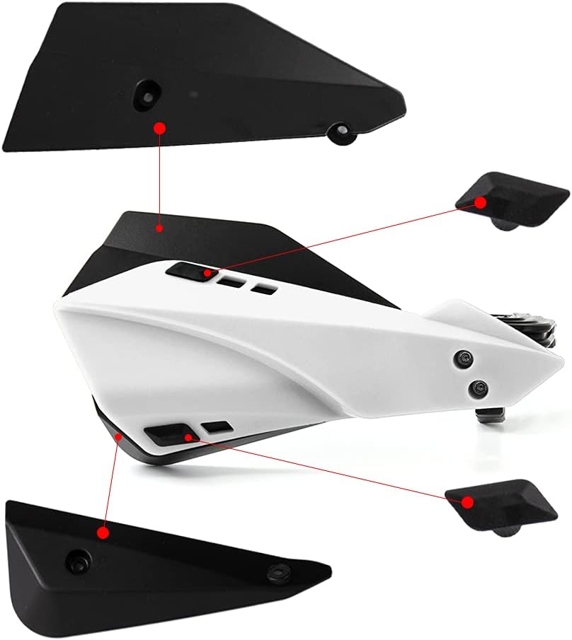 Motorrad Handschützer 22MM 25MM ABS Handschützer Schutz Racing Für 80-650CC XR CR CRF Für Für 125-49