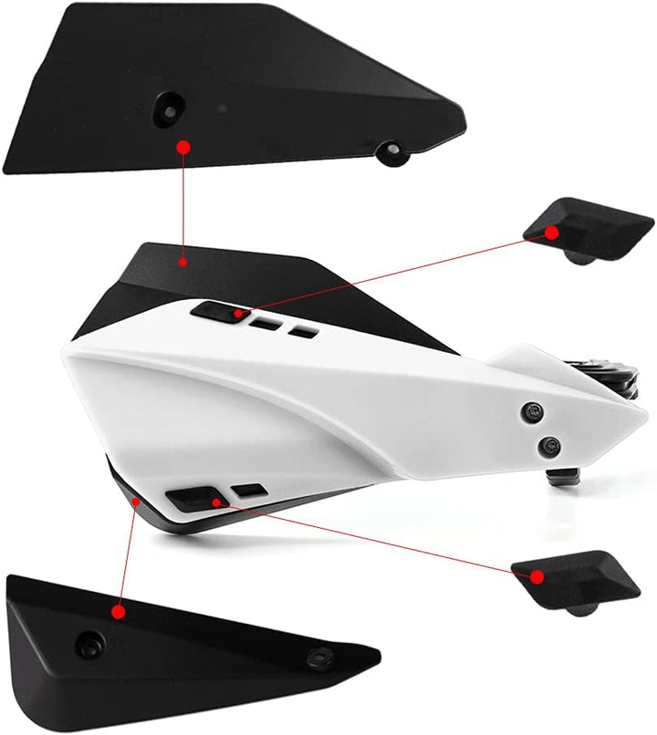 Motorrad Handschützer 22MM 25MM ABS Handschützer Schutz Racing Für 80-650CC XR CR CRF Für Für 125-49
