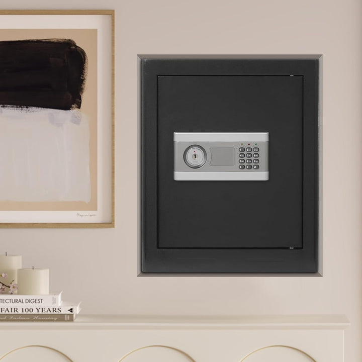 Elektronischer Tresor | 38 * 31 * 45cm | 43L Q195 Kohlenstoffstahl Doppelschloss Elektronischer Safe