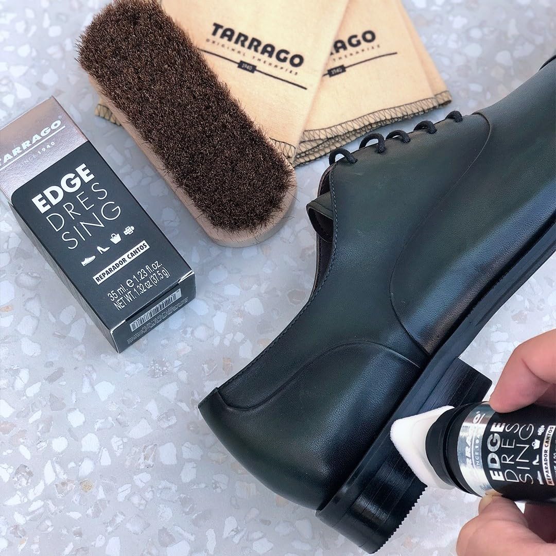 Tarrago | Edge Dressing 35 ml | Schuhpflege und Reparaturfarbe für Leder und Gummioberflächen | Kant