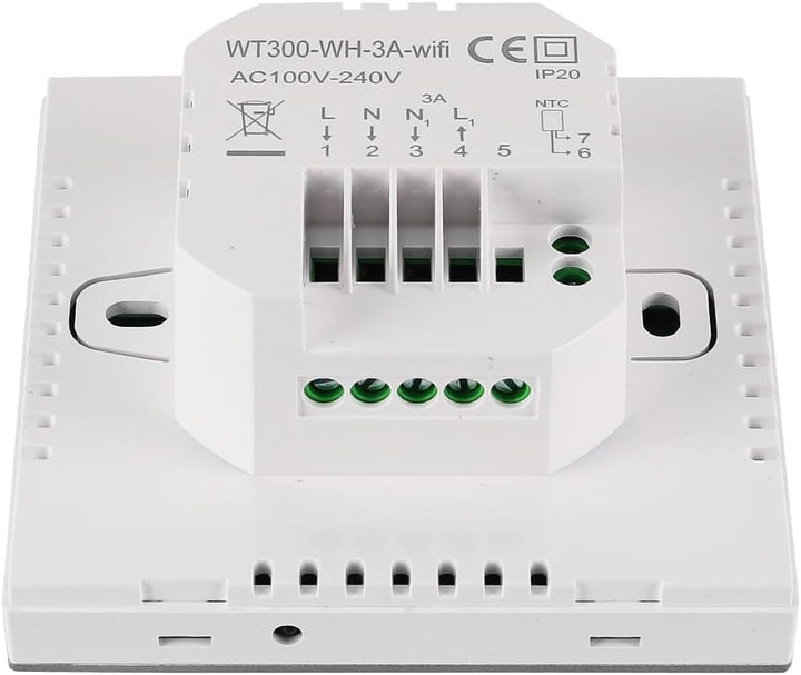 Fasizi Smarter WLAN-Thermostat Für Fussbodenheizung – Programmierbarer Innenthermostat Mit Alexa/Goo