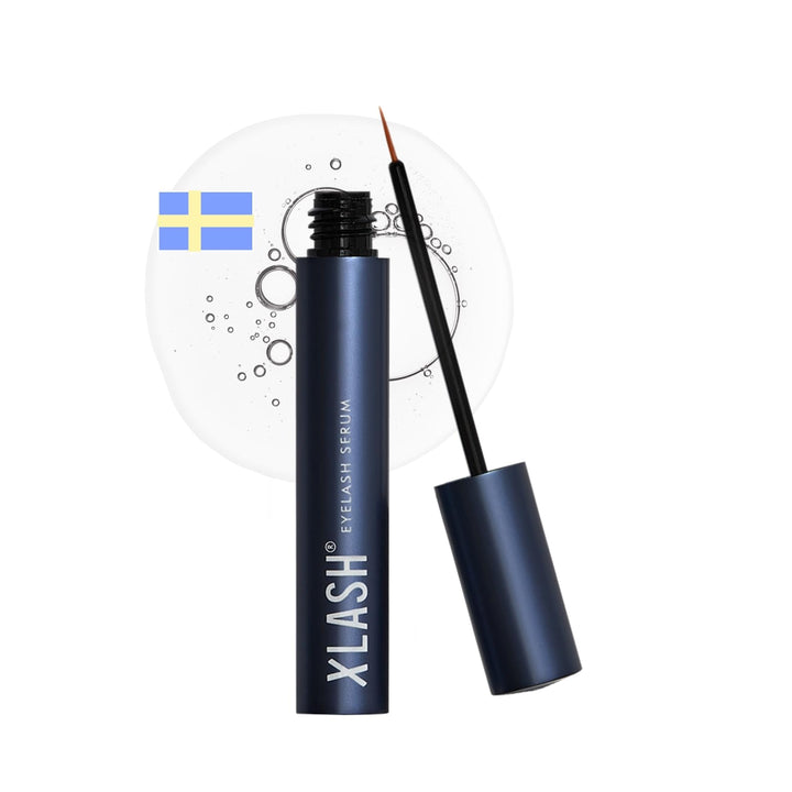 Xlash Wimpernserum Ohne Hormone 3 ml - Längere Wimpern in 30 Tagen - Skandinaviens Meistverkauftes L