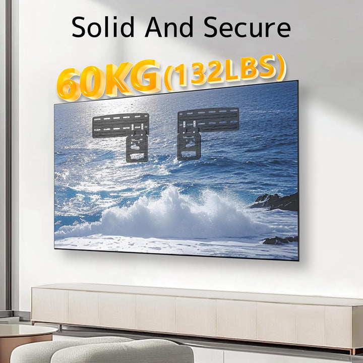 Slim Fit Wandhalterung für Samsung (2021) 43-85 Zoll TVs, TV Wandhalterung für Samsung mit Einem Max