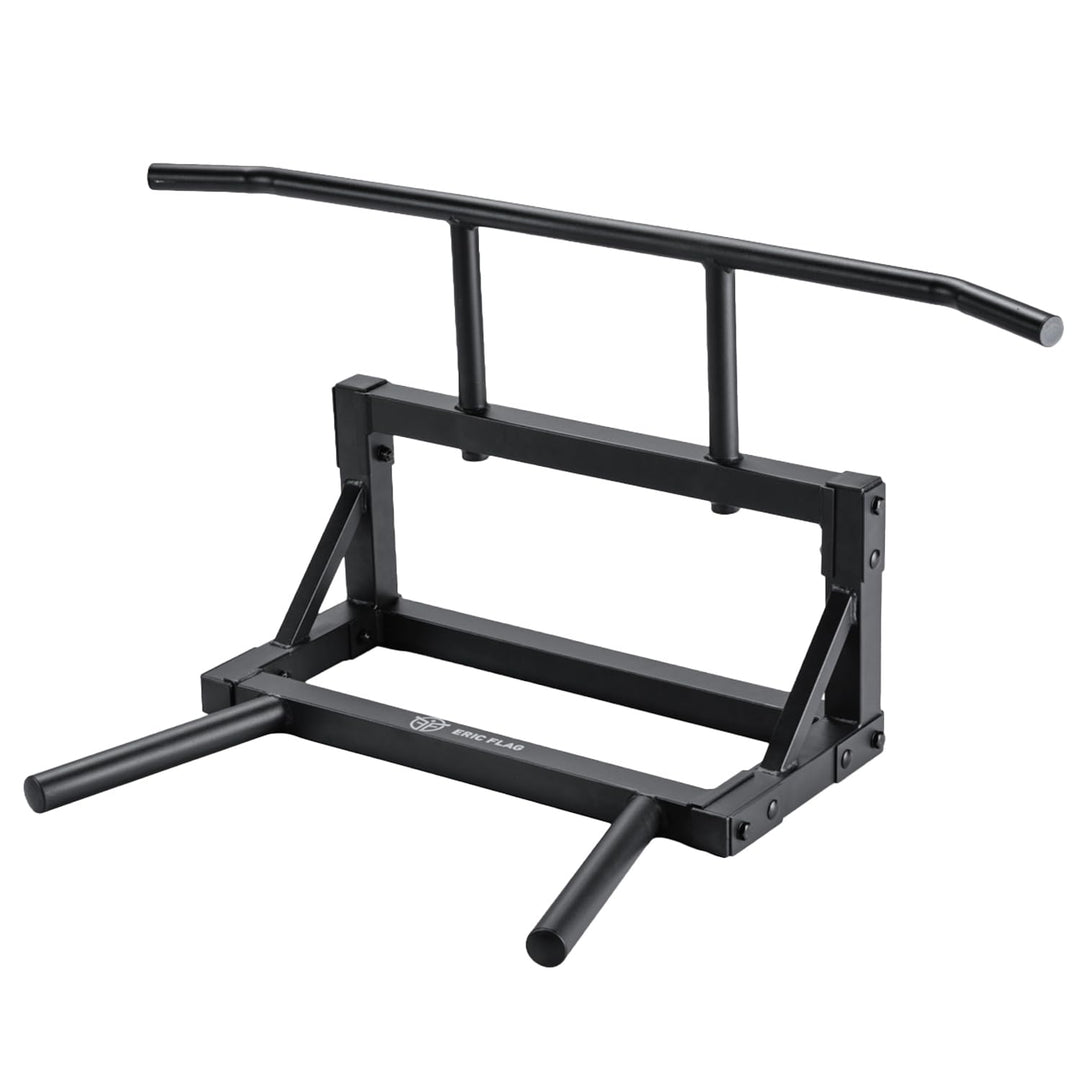 Klimmzugstange Wand 2 in 1 Klimmzüge & Dips | Verstärkter Stahl, Max. Belastung 250 kg | Wandmontage