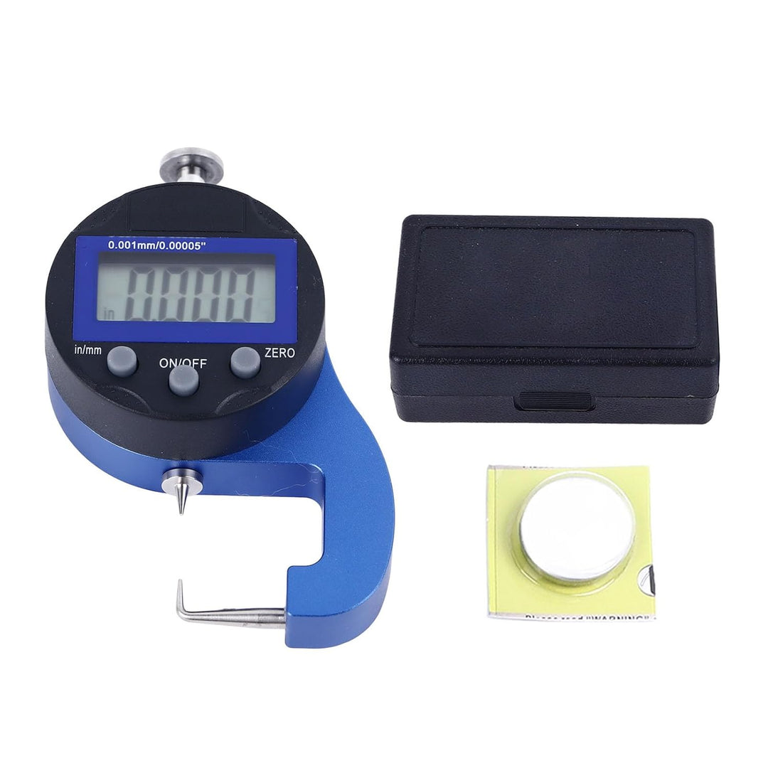 FTVOGUE Digitales Dickenmessgerät, Aluminiumlegierung, 0,01 Mm Auflösung, LCD-Display, Ideal für den