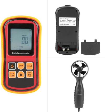 GM8901 Handheld Digital LCD Wind Geschwindigkeits Messer Anemometer Luft Geschwindigkeits Messer Mes