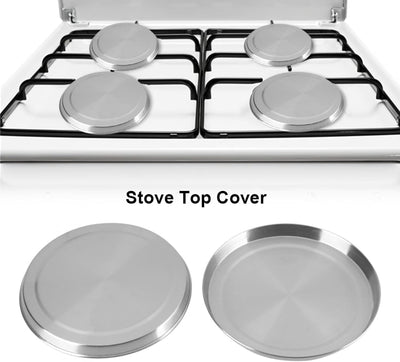 Generic Hob Cover Plates, Round, Stainless Steel for Hob Plates, Fits Normal Large Electric Hob Burn