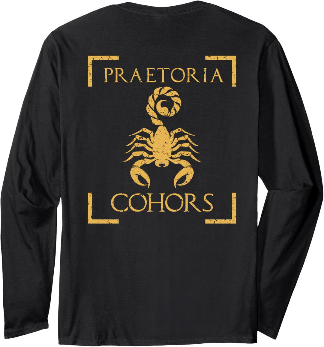 Praetoria Kohorten Römische Armee Prätorianergarde Skorpion Langarmshirt