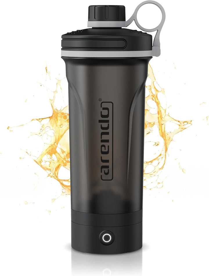 Arendo - Protein Shaker mit Akku - Eiweiss Shaker elektrisch 700ml – BPA frei – Drink Mixer to Go –