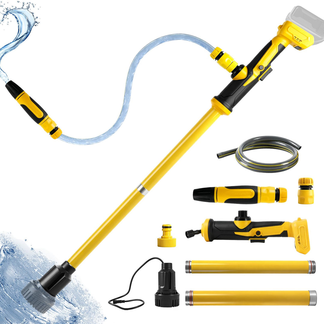 Akku Regenfasspumpe, kompatibel mit Dewalt 20V-Akku (ohne Batterie), 90 l/min Durchfluss, tragbare s