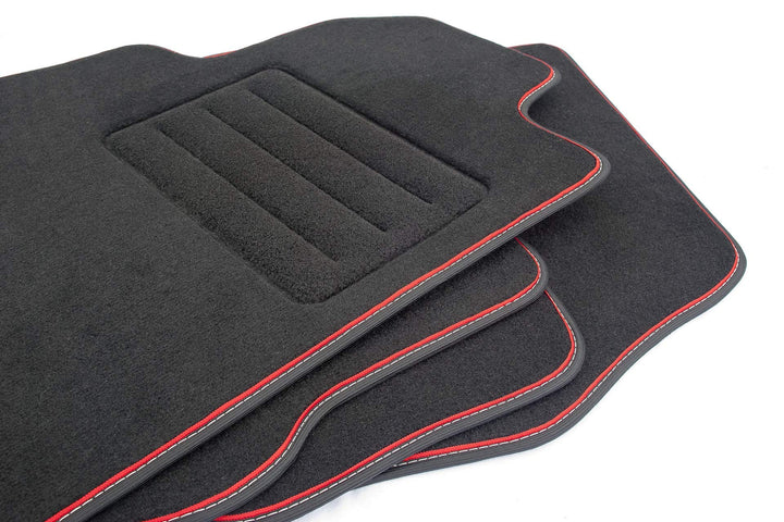 Velour Fussmatten Satz für Saab 9-3 II (2002-2011) - Premium Qualität - 4-teilig - Passgenau