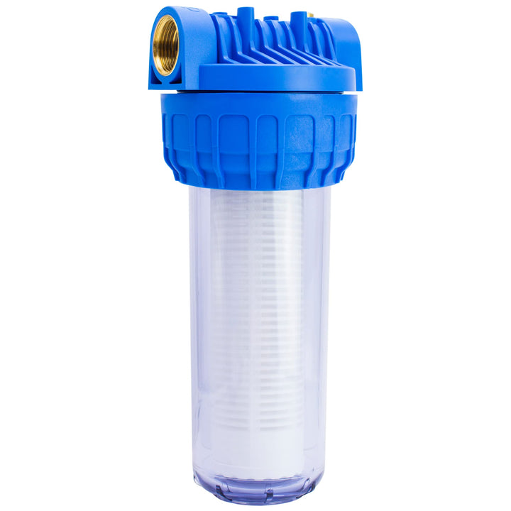 AWM Vorfilter 10" - 5500 L/h Wasserfilter Hauswasserwerk Pumpenfilter Hauswasserfilter max. 8 bar, 1