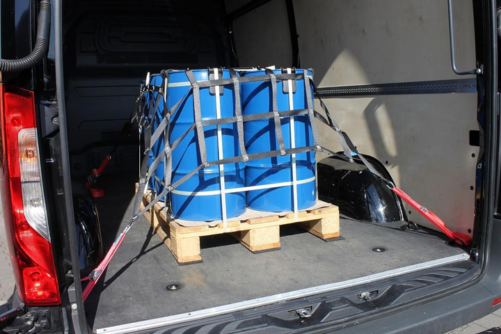 Lasiprofi Kleintransporter Ladungssicherungskoffer Set 34-teilig Spanngurt mit Ratsche Ladungssicher
