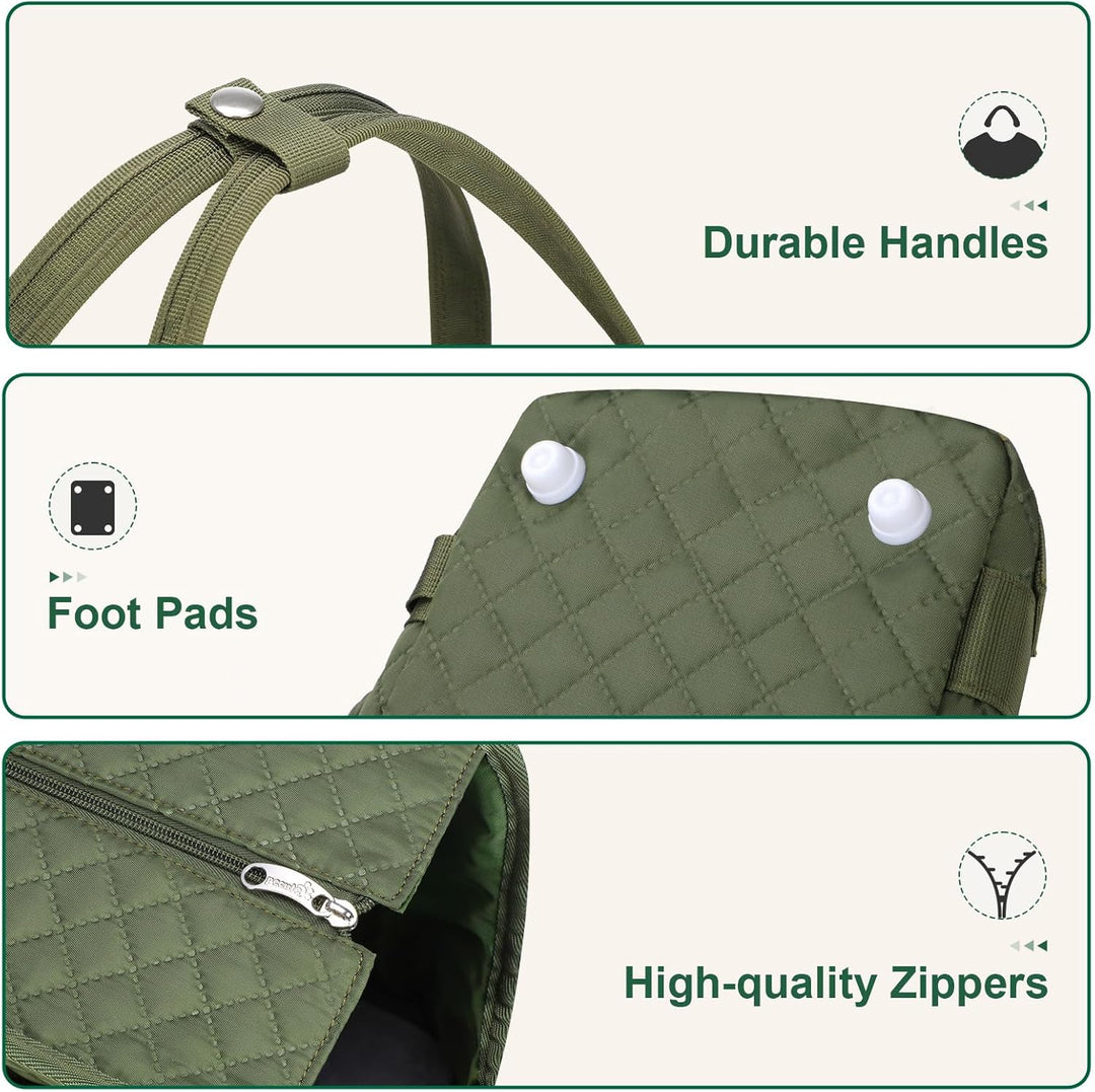 pecute Hundetasche für Kleine Hunde 4kg, Tragetasche Hund Hundetragetasche Leichte, Faltbare Hundetr