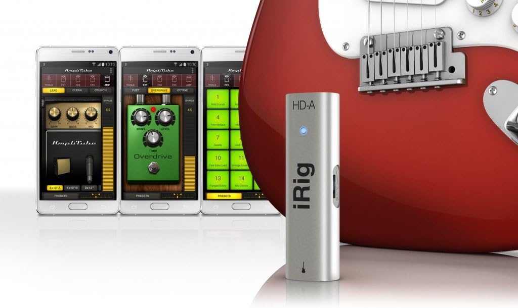 IK Multimedia IP-IRIG-HDA-IN Digital Gitarre Interface für Android-Gerät