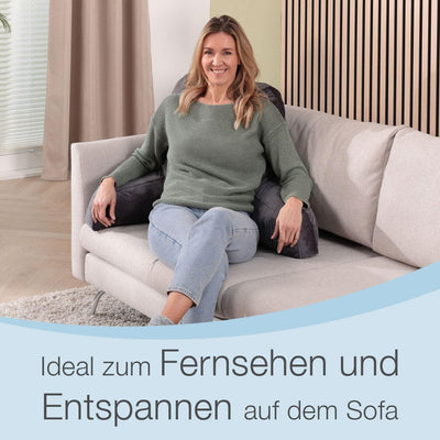 maxVitalis Rückenkissen, Lesekissen für Bett und Sofa mit Armlehnen – Ideal als Rückenstütze für meh