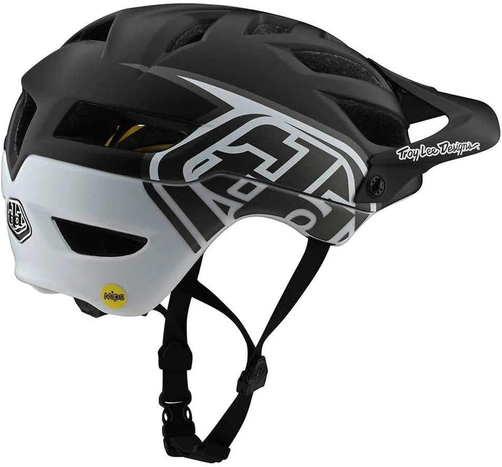 Troy Lee Designs A1 Classic Fahrradhelm (Black/White,XL/XXL)