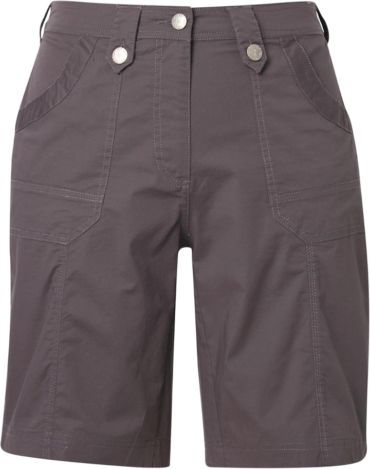 Ulla Popken Damen grosse Grössen Übergrössen Plus Size Cargo-Bermuda, Komfortbund, 4-Pocket-Schnitt