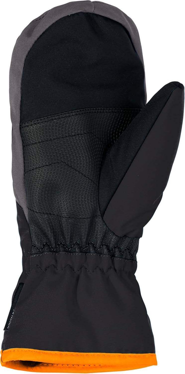 Ziener Kinder LEJANOS AS Ski-Handschuhe/Wintersport | Wasserdicht, Atmungsaktiv 3 black/graphite, 3