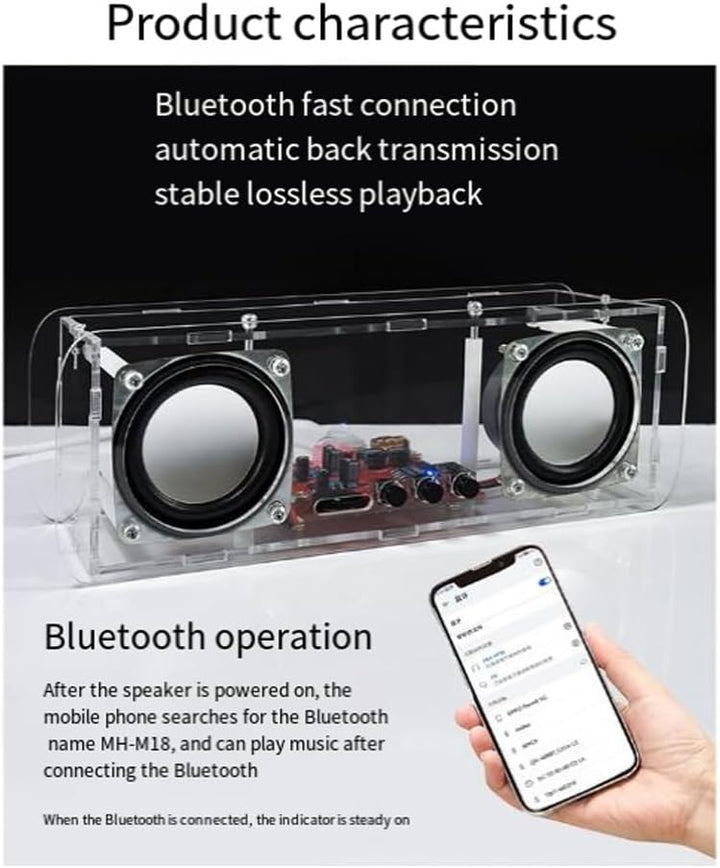 DIY Bluetooth Lautsprecher Kit Elektronik DIY Löten Projekt Praxis Löten Elektronisches Kit DIY Komp