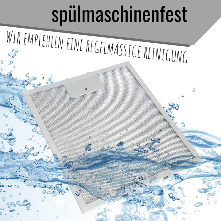 2x Metallfettfilter für Dunstabzugshaube 305x267mm Filtergitter für AEG Electrolux 405525042-9 40552