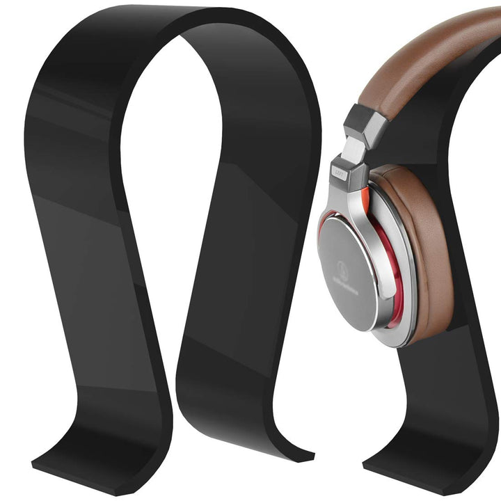 GEEKRIA Omega Kopfhörer-Ständer aus Acryl für Over-Ear-Kopfhörer, Gaming-Headset-Halter, Schreibtisc
