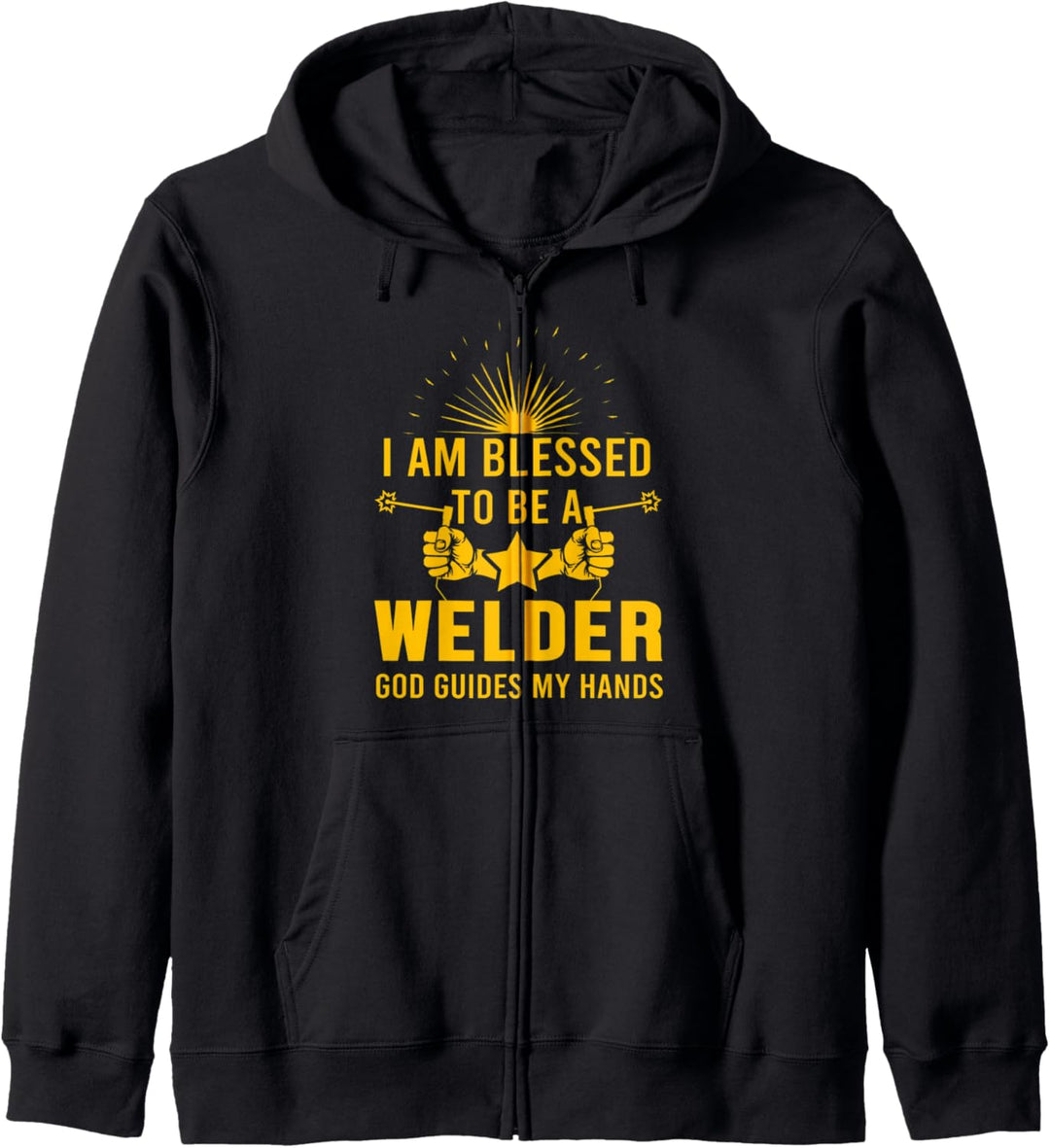 Gesegnet Schweisser Zu Sein Schweissfachingenieur Schweisser Kapuzenjacke