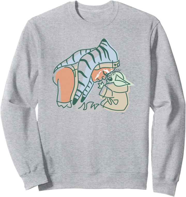Star Wars Grogu and Ahsoka Tano Force Connection Sweatshirt