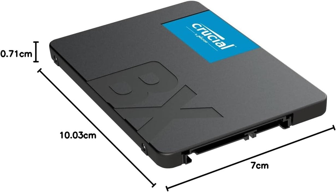 Crucial BX500 1TB 3D NAND SATA 2,5 Zoll Interne SSD - Bis zu 540MB/s - CT1000BX500SSD101 (Acronis Ed