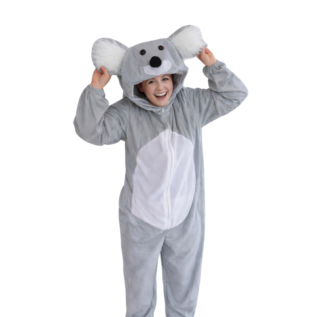 Ikumaal Koala-Bär Kostüm, J42 M-L, für Erwachsen-e Männer Frau-en, Koalas Bären Tier-e Kostüm-e Fasc