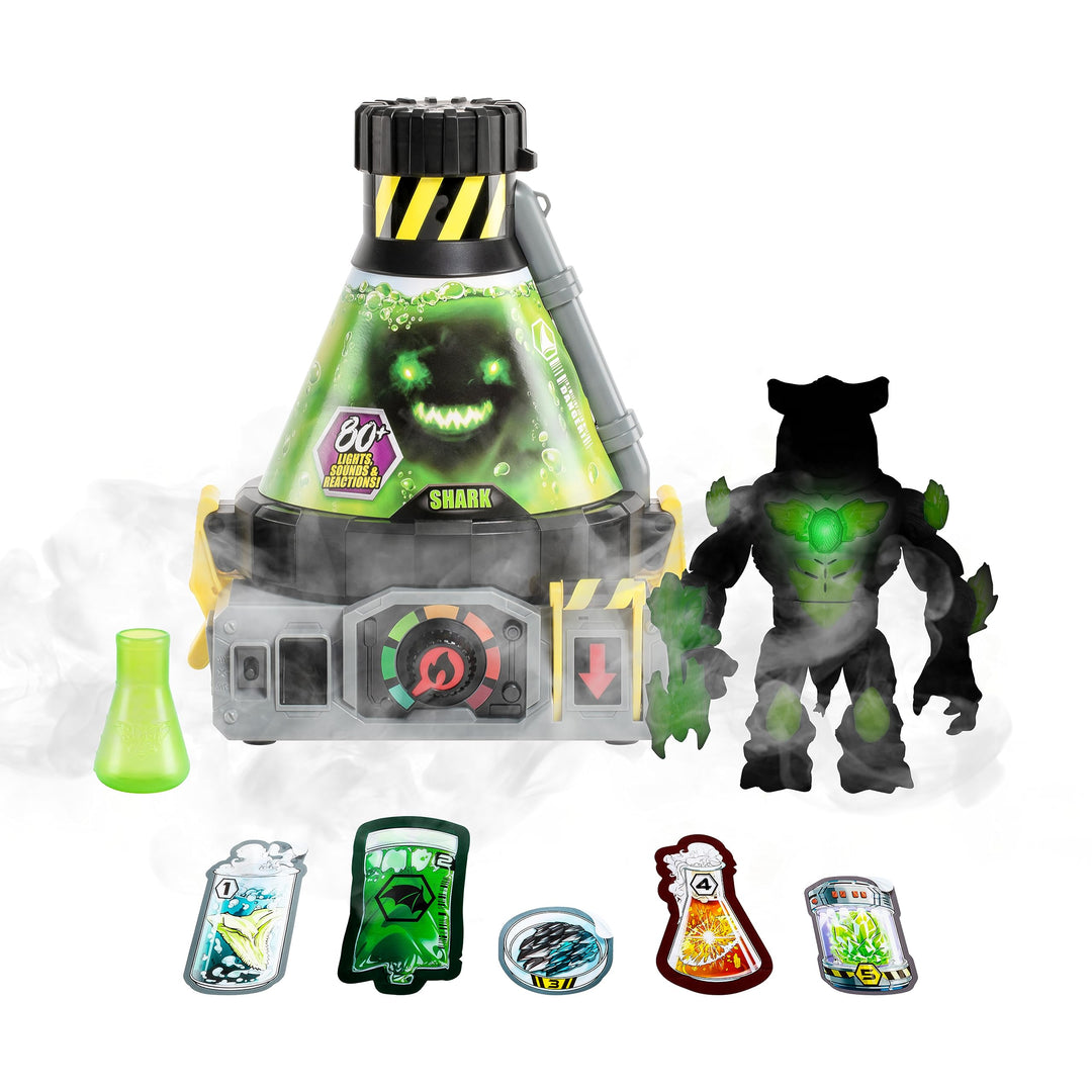 Beast Lab: Hai-Labor-Spielset mit echtem Labor-Nebel, Experiment-Zutaten und über 80 Lichtern, Geräu