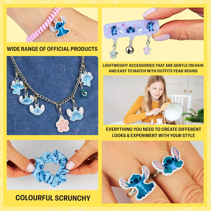 Get Trend Disney Stitch Adventskalender 2025 Mädchen, mit Haarschmuck & Schmuck, Weihnachts Countdow