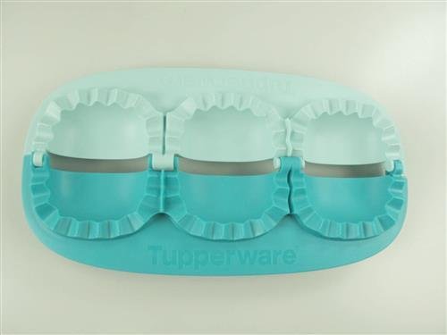 TUPPERWARE Backen Teig-Falle 1-2-3 türkis mint D177 Teig Teigtaschen Maultaschen