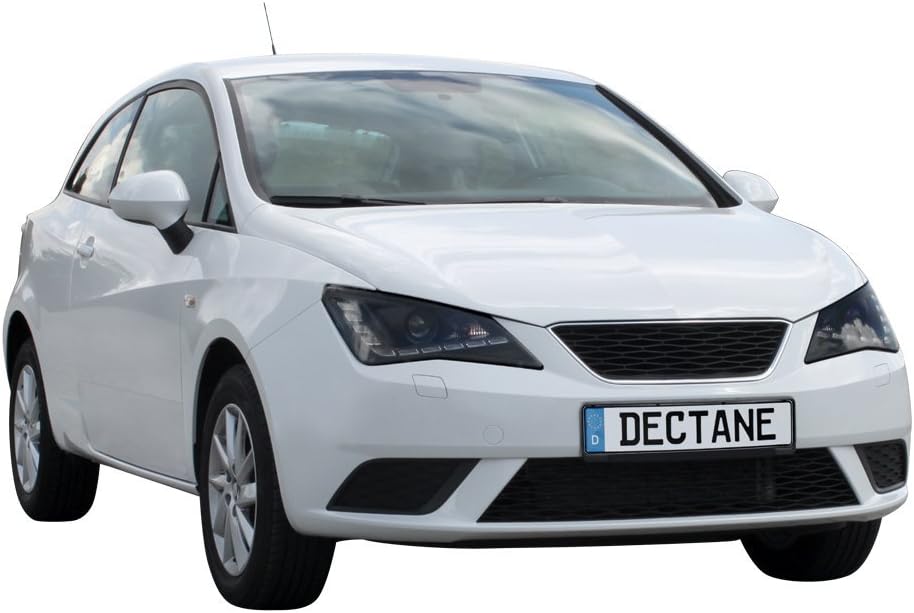 AUTO-STYLE Satz Scheinwerfer inkl. TFL kompatibel mit Seat Ibiza 6J 3/5-türig 2013- - Schwarz