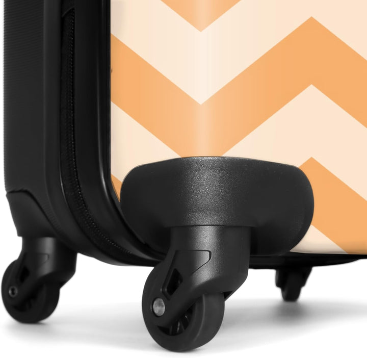 Koffer Mittelgross 67x43x25 cm Hartschalenkoffer L Trolley Rollkoffer 4 Rollen Leicht Hartschale Mit