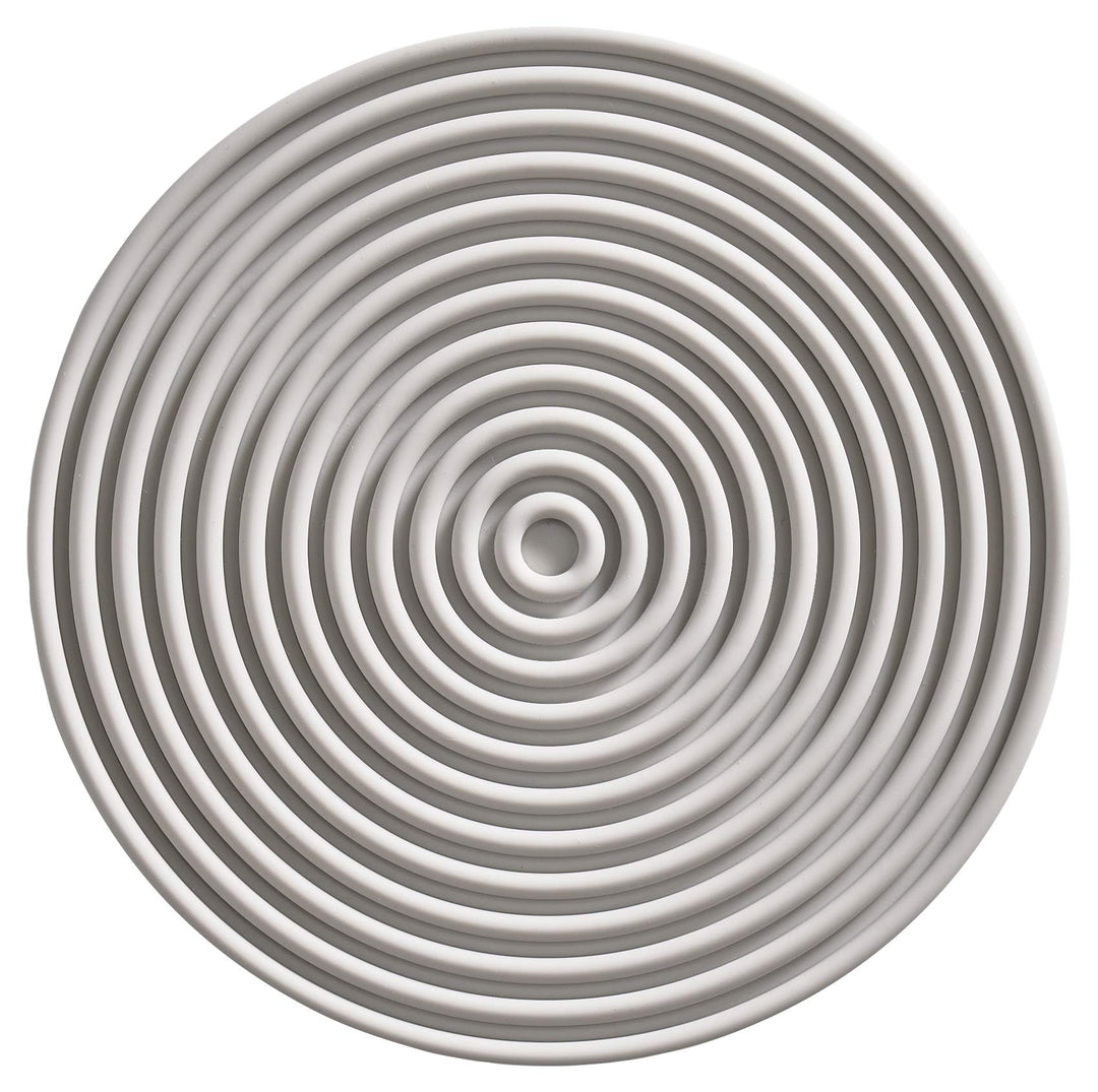 Zone Denmark Rocks Barmatte, rutschfeste Matte für Cocktails, Durchm. 15,5 cm, Warmes Grau