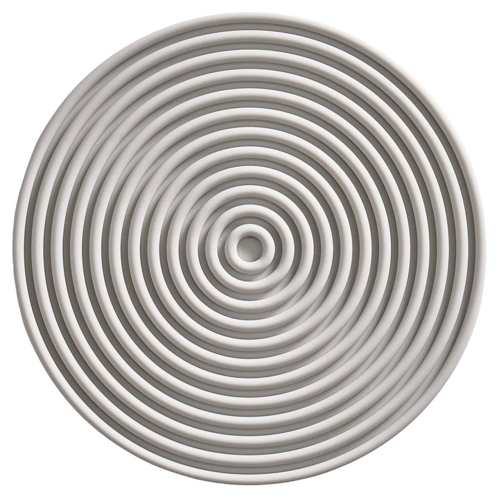 Zone Denmark Rocks Barmatte, rutschfeste Matte für Cocktails, Durchm. 15,5 cm, Warmes Grau