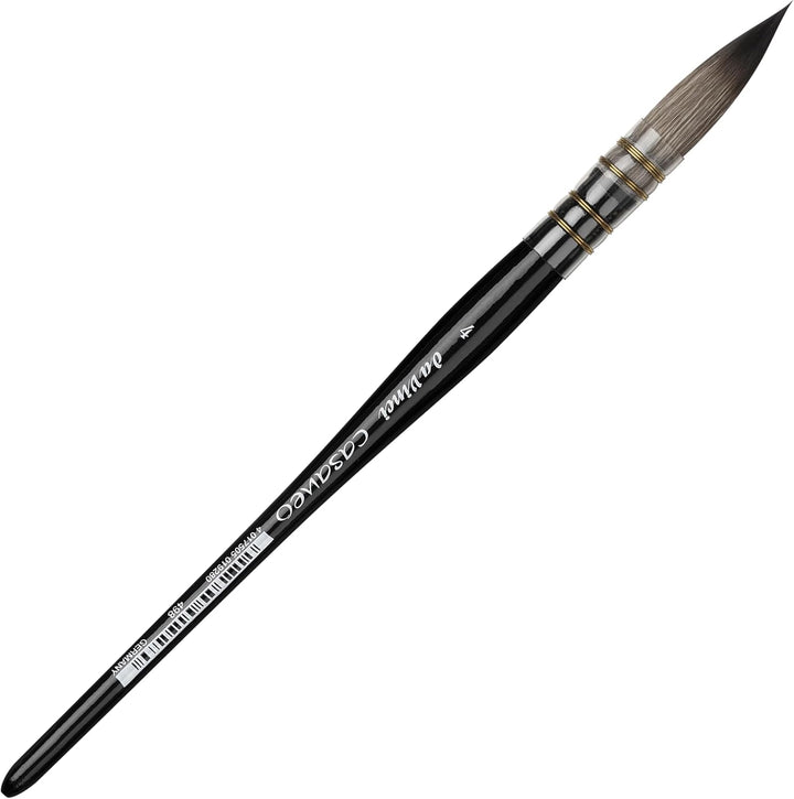 da Vinci Watercolor Serie 498 Casaneo Pinsel, runde Feder New Wave Synthetik, Grösse 4 Französischer