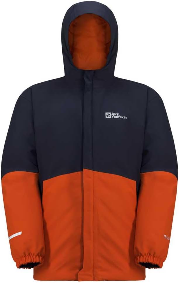 Jack Wolfskin Unisex Kinder Blocky Jacket K Jacket 104 carnelian, 104 carnelian