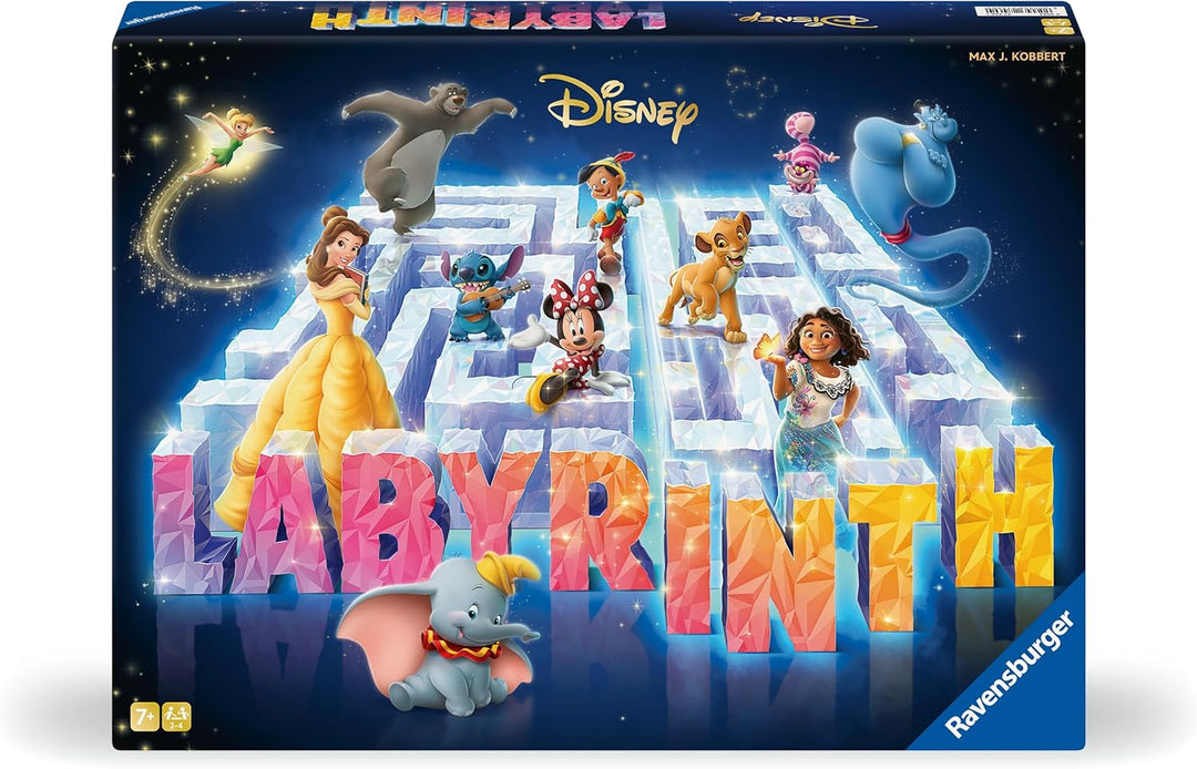 Ravensburger 27460 - Disney 100 Labyrinth - Der Familienspiel-Klassiker für 2-4 Spieler ab 7 Jahren