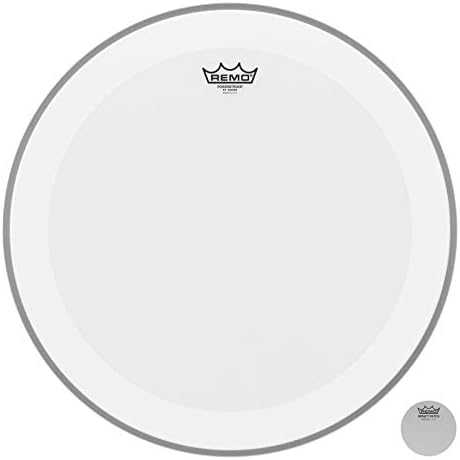 Remo Schlagzeugfell Powerstroke 4 Weiss aufgeraut Bassdrum 20" P4-1120-C2
