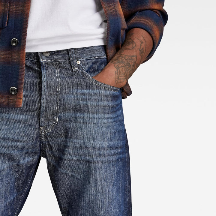 G-Star Herren Jeans Triple A Straight 33W / 34L Blau (Worn in Pacific D19161-b988-d350), 33W / 34L B