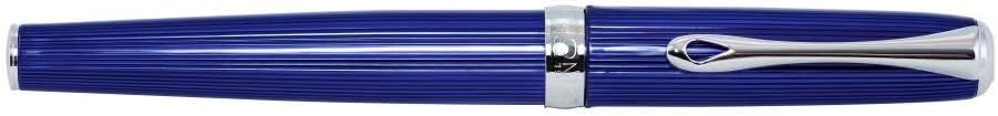 DIPLOMAT - Tintenroller Excellence A2 Skyline blau - Schick und elegant - Lange Lebensdauer - Funkel