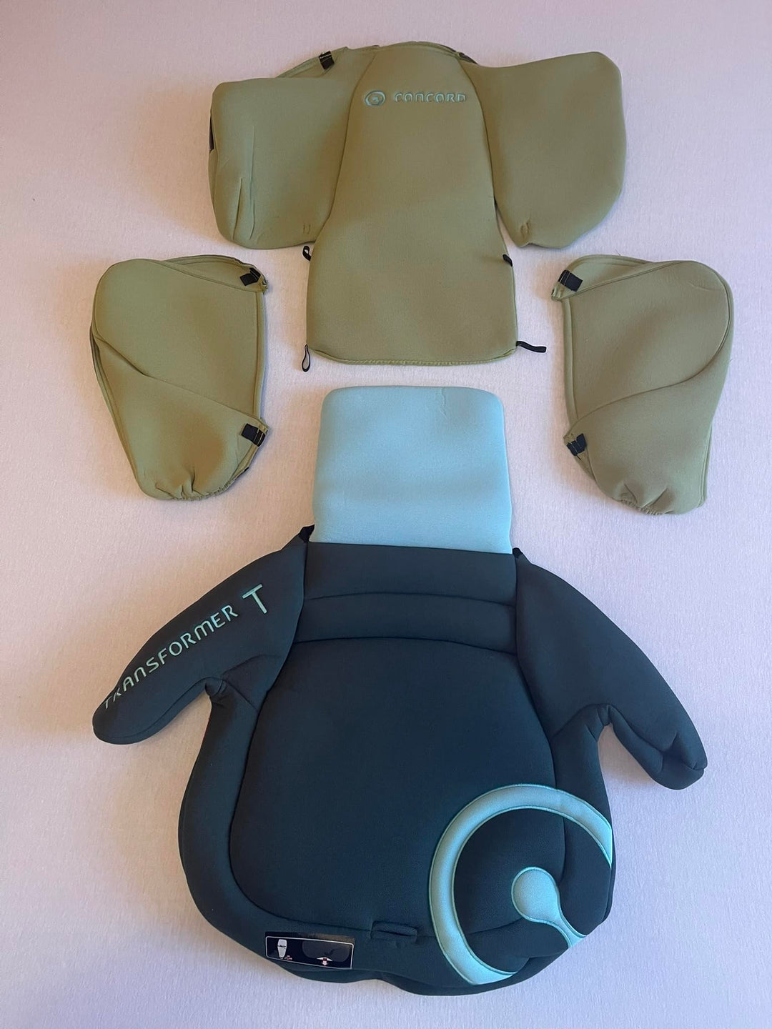 Original Bezug Ersatzbezug für Concord Transformer T, Transformer Click und Transformer X-Bag grün N