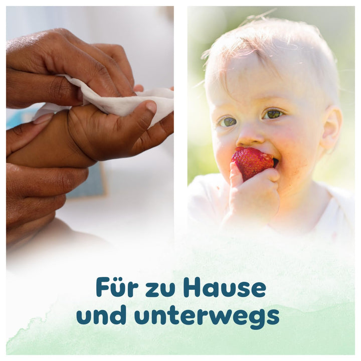 Pampers Harmonie New Baby Feuchttücher 9 Packungen mit jeweils 46 Feuchttüchern = 414 Feuchttücher,